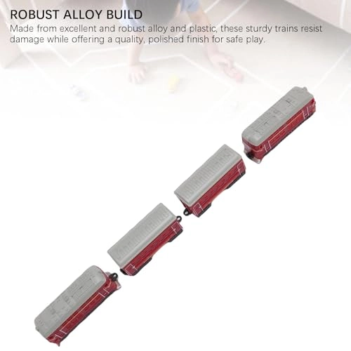 Retro Alloy Model Train Set - 1:60 4pcs