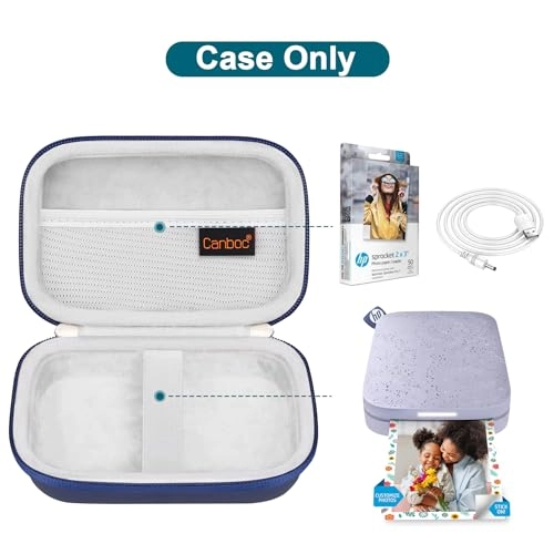 Carrying Case - 5.19" x 3.3" x 1.2" HP Sprocket Photo Printer; KODAK Step; Lifeprint 2x3 Soft