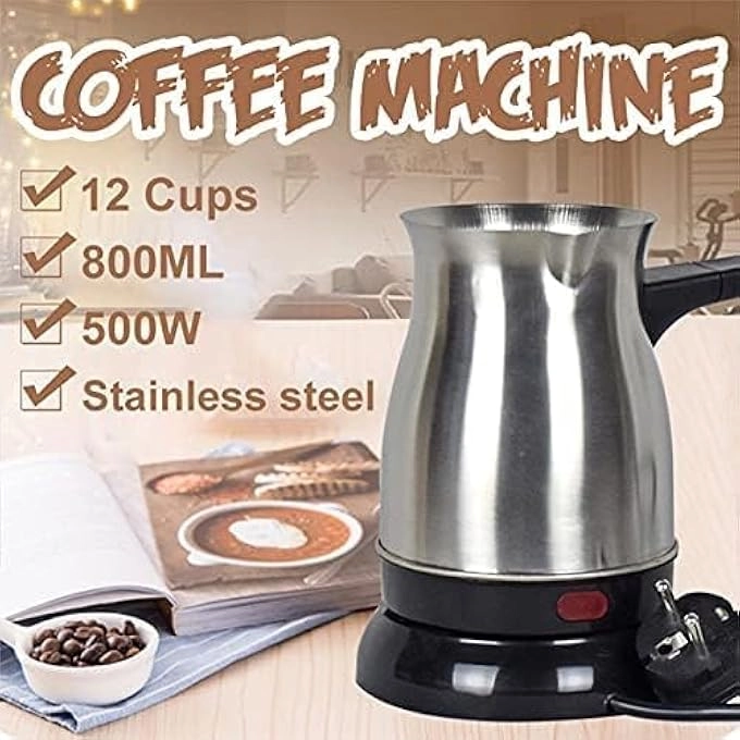 Misbah - 500 Ml 5 Cup Stainless Steel Electric