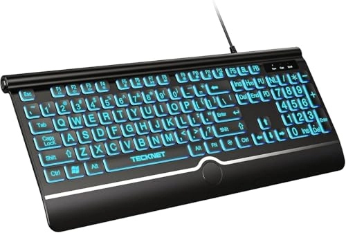 Large Print Backlit Keyboard - Wired