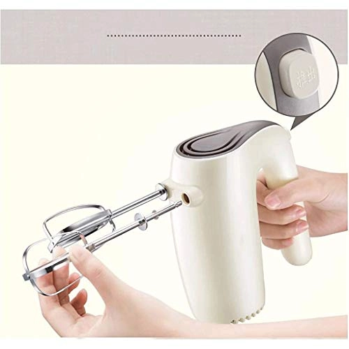 Handheld Electric Eggbeater - 5-Speed 150W Stainless Steel Whisks