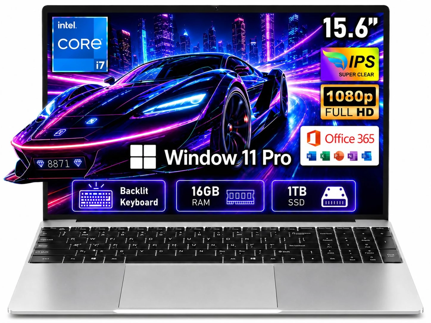 NYBOOK - 15.6'' Core i7-7600U 16GB DDR4 1TB SSD