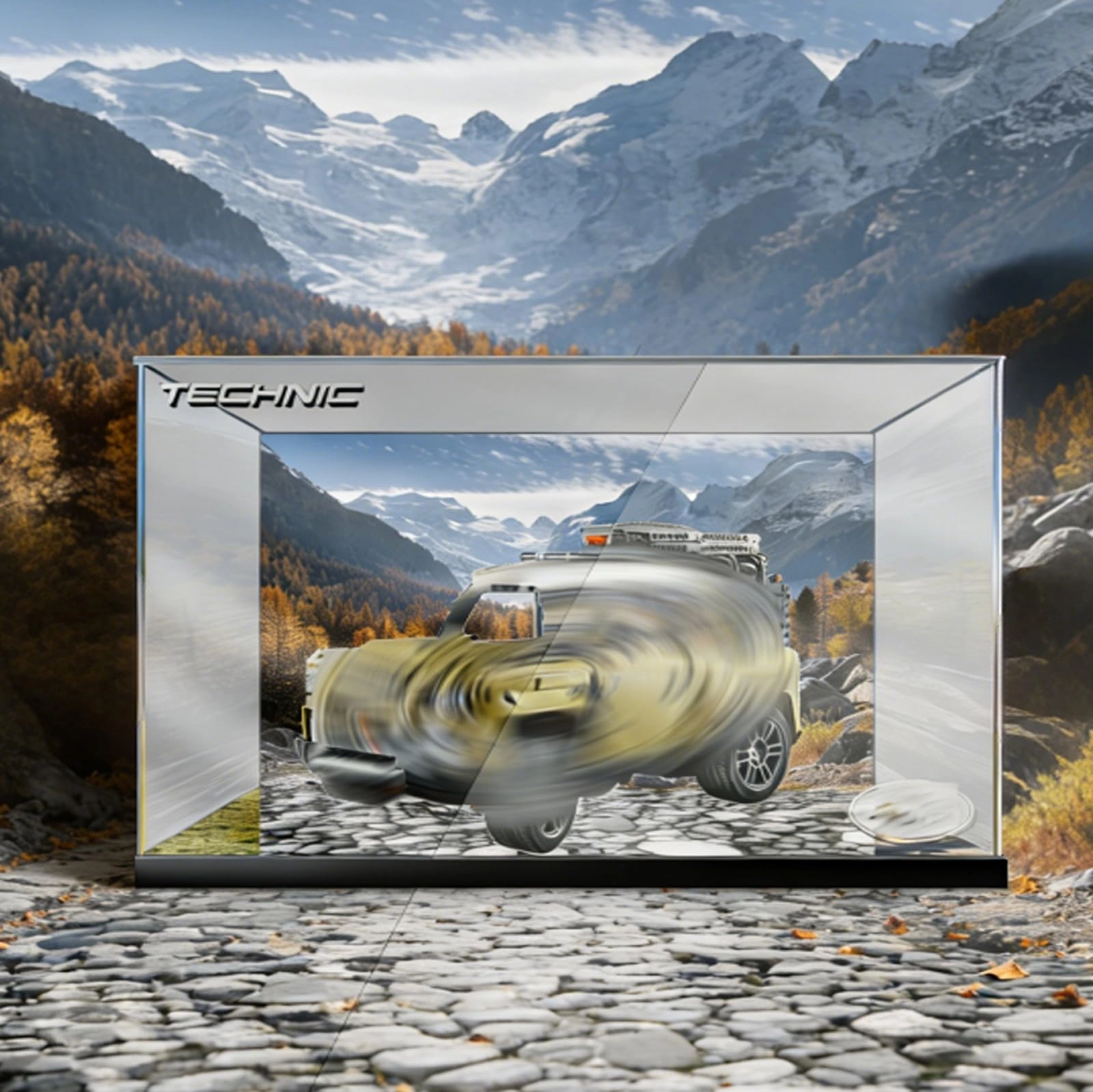 bodamaike Display Case - 48 x 28 x 28 cm 3 mm ultra-clear acrylic