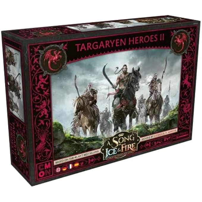 Asmodee A SONG OF ICE & FIRE: HEROES OF HOUSE TARGARYEN II (German, Multilingual)