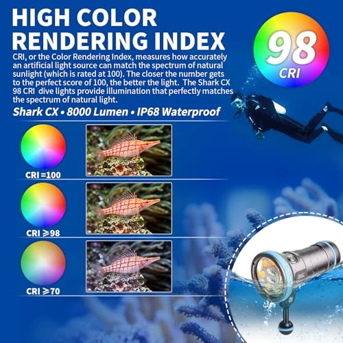 Shark CX Flashlight Rechargeable (8000lm)