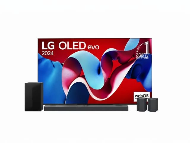 LG OLED evo C4 - 65 Inches + S75TR