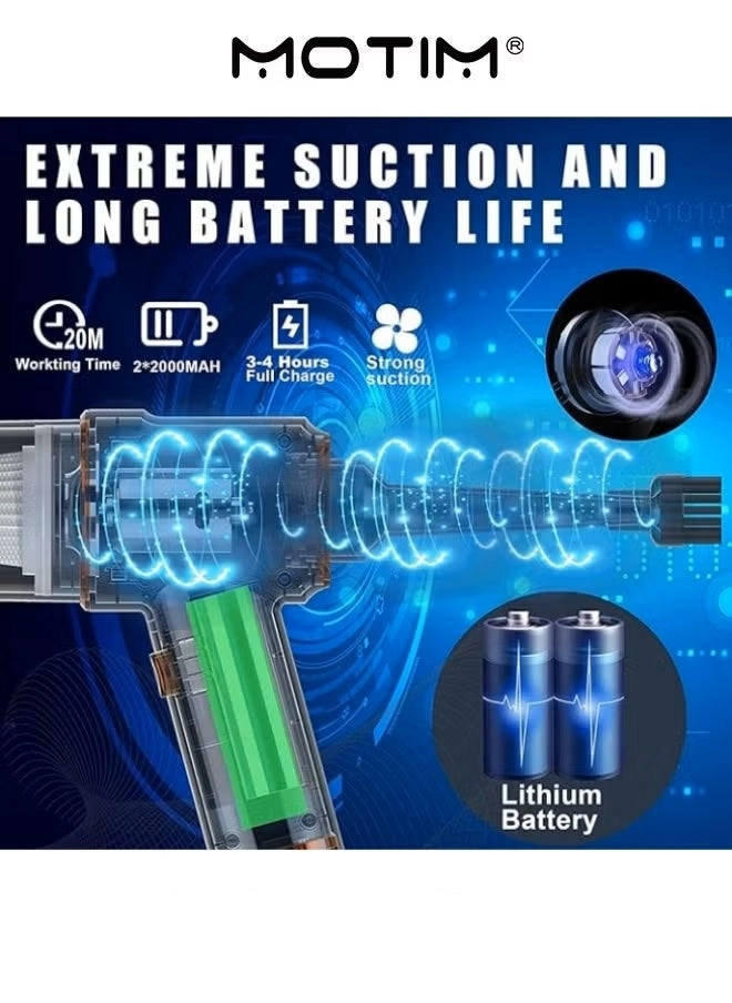 Car Vacuum Cleaner - 4000mAh