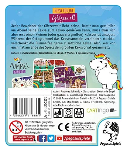 Pummel & Friends: Biscuits for the Glitter World - Beer Mat Game