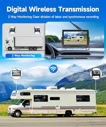 Wireless Backup Camera - Night Vision Wireless 720P