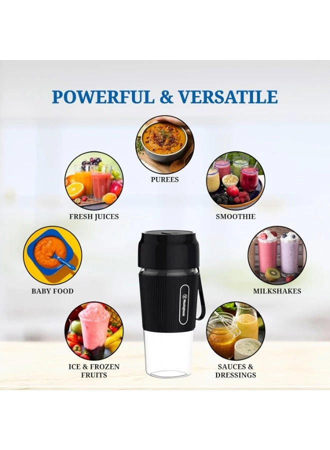 Personal Blender - Portable BPA-Free Sport Bottle One-Touch Operation