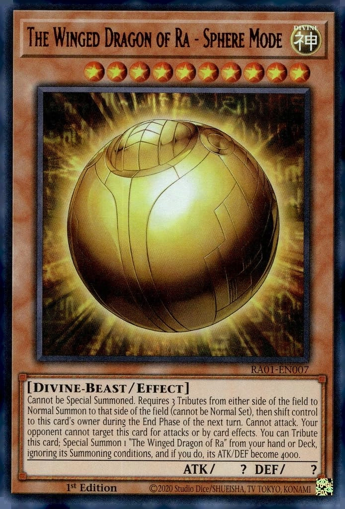 The Winged Dragon of Ra - Sphere Mode RA01-EN007 - English 1st Edition