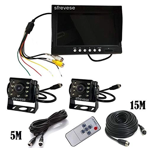 DVR Monitor - 9inch IPS 4Pin + Reversing Backup Camera - 1080P Night vision