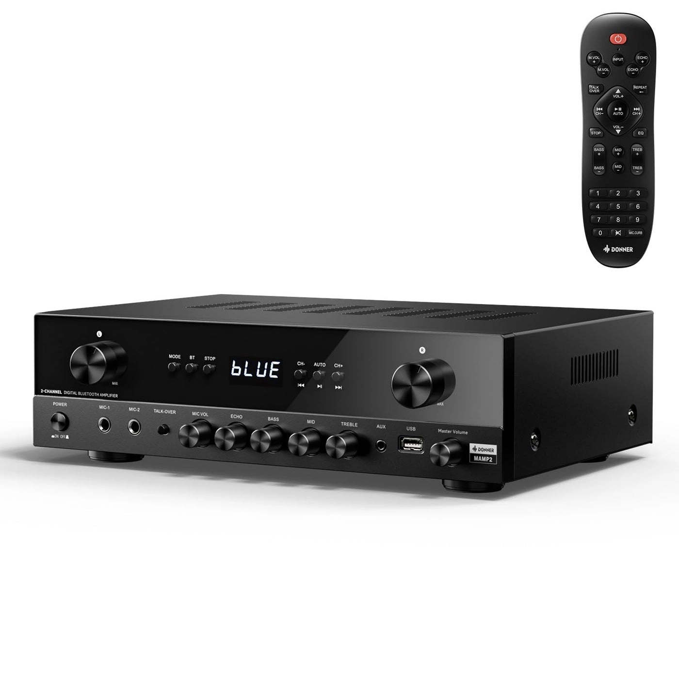 Donner MAMP2 - 600W Peak 2 Channel Bluetooth 5.3