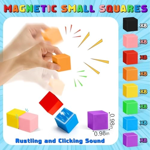 Magnetic Building Blocks - 64 pcs