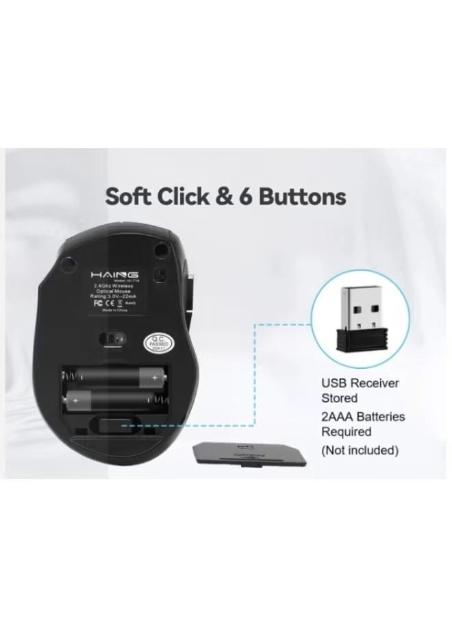 Bluetooth 2.4G Mouse - Wireless