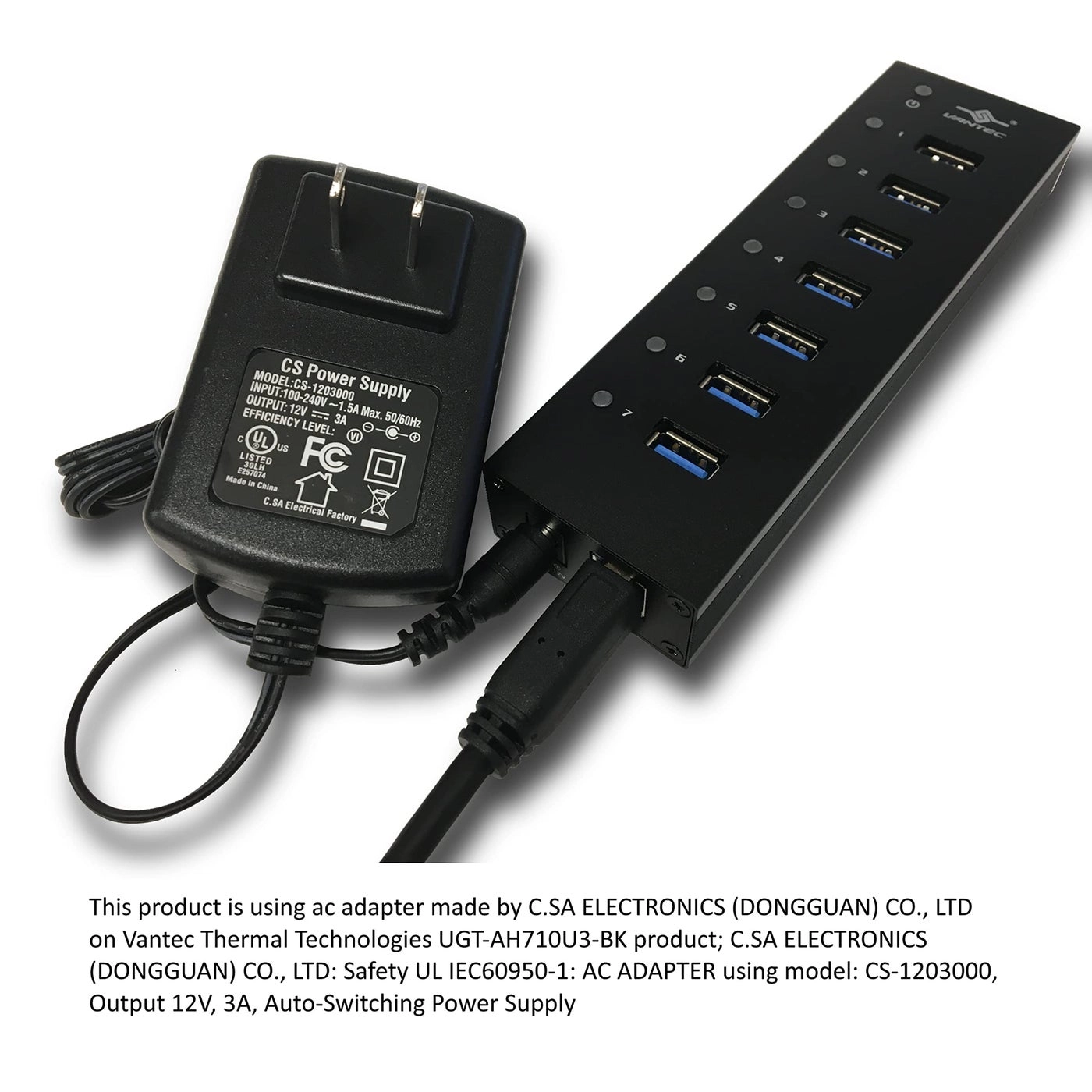 7-Port USB 3.0 Hub