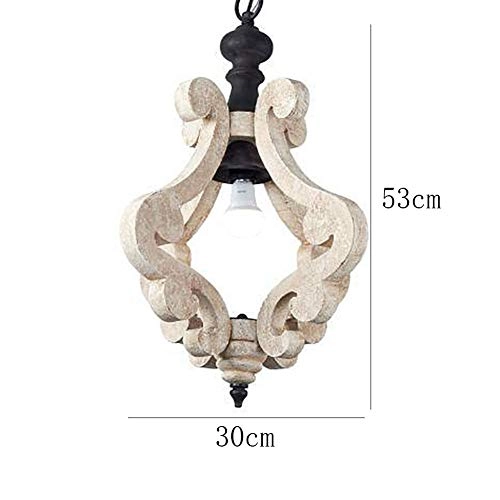 Wood chandelier