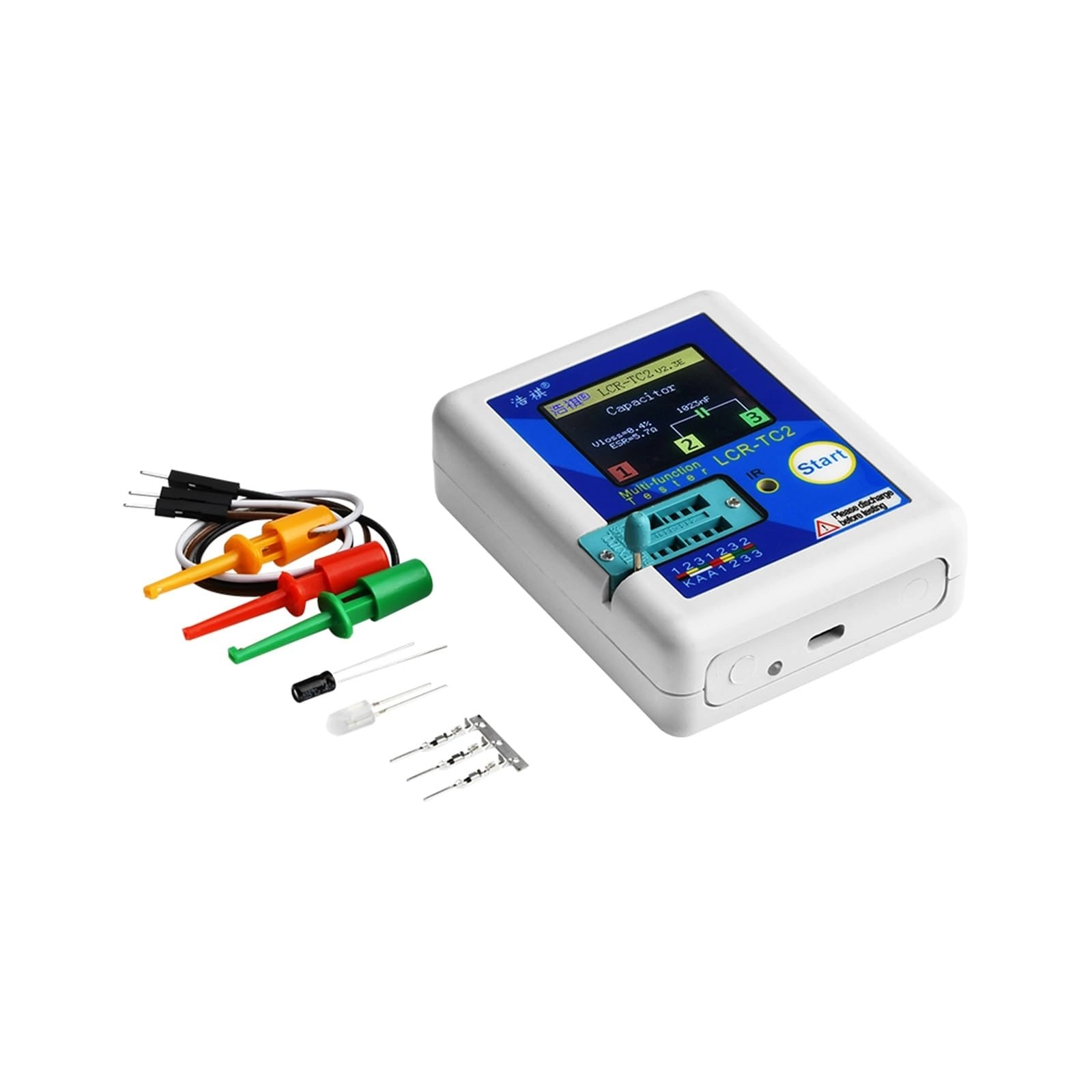 WESLNN LCR-TC2 - High Precision Transistor Tester