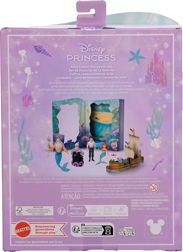 Ariel Storybook Set - 6 Characters Multicolor Ages 3+