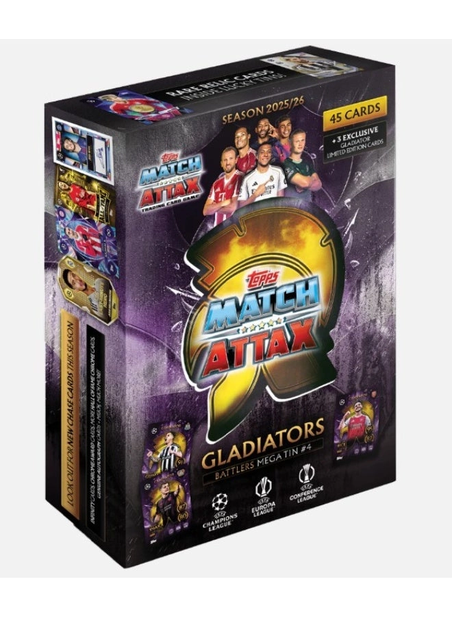 Match Attax 2025/26 - Mega Tin - 45pcs