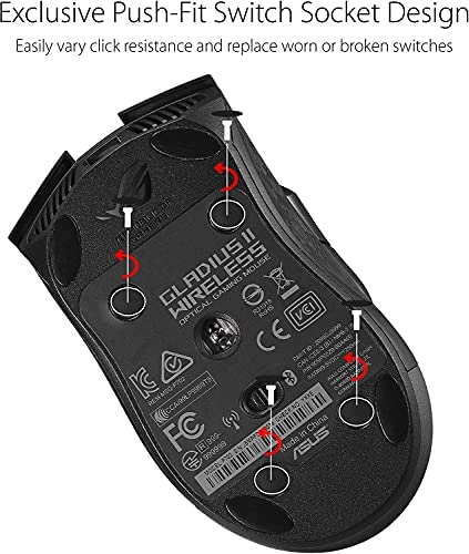 ROG Gladius II Mouse - Wireless