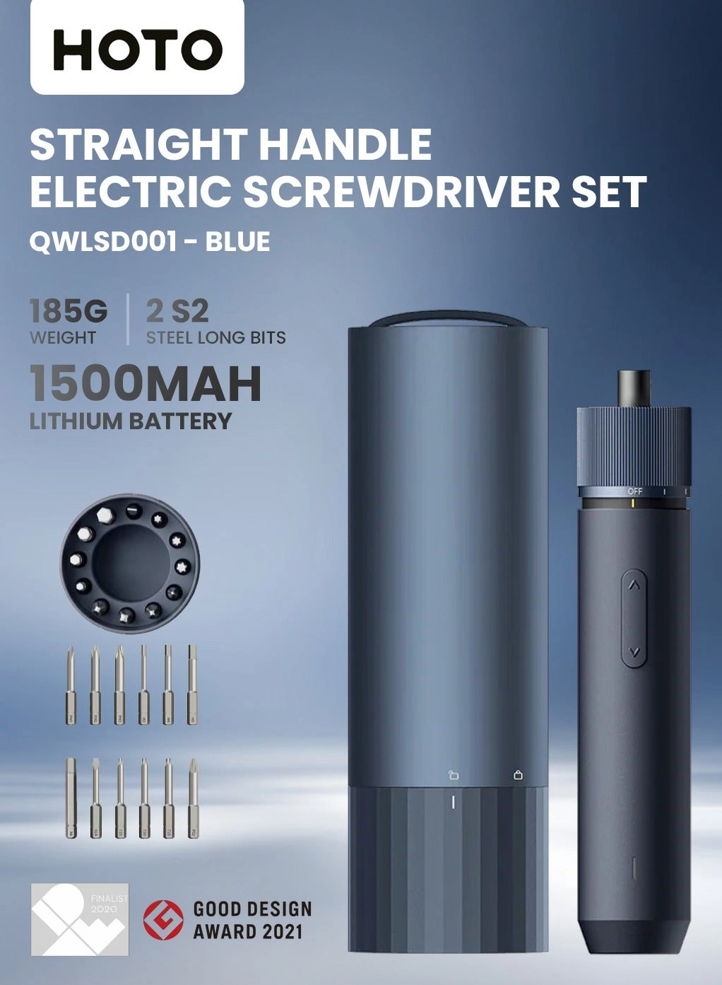 Electric Cordless Screwdriver - 1500mAh