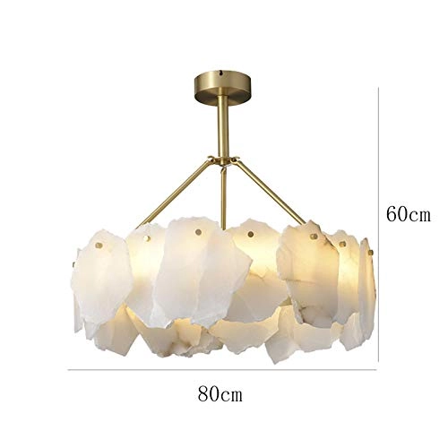 LED Full Copper Marble Chandelier