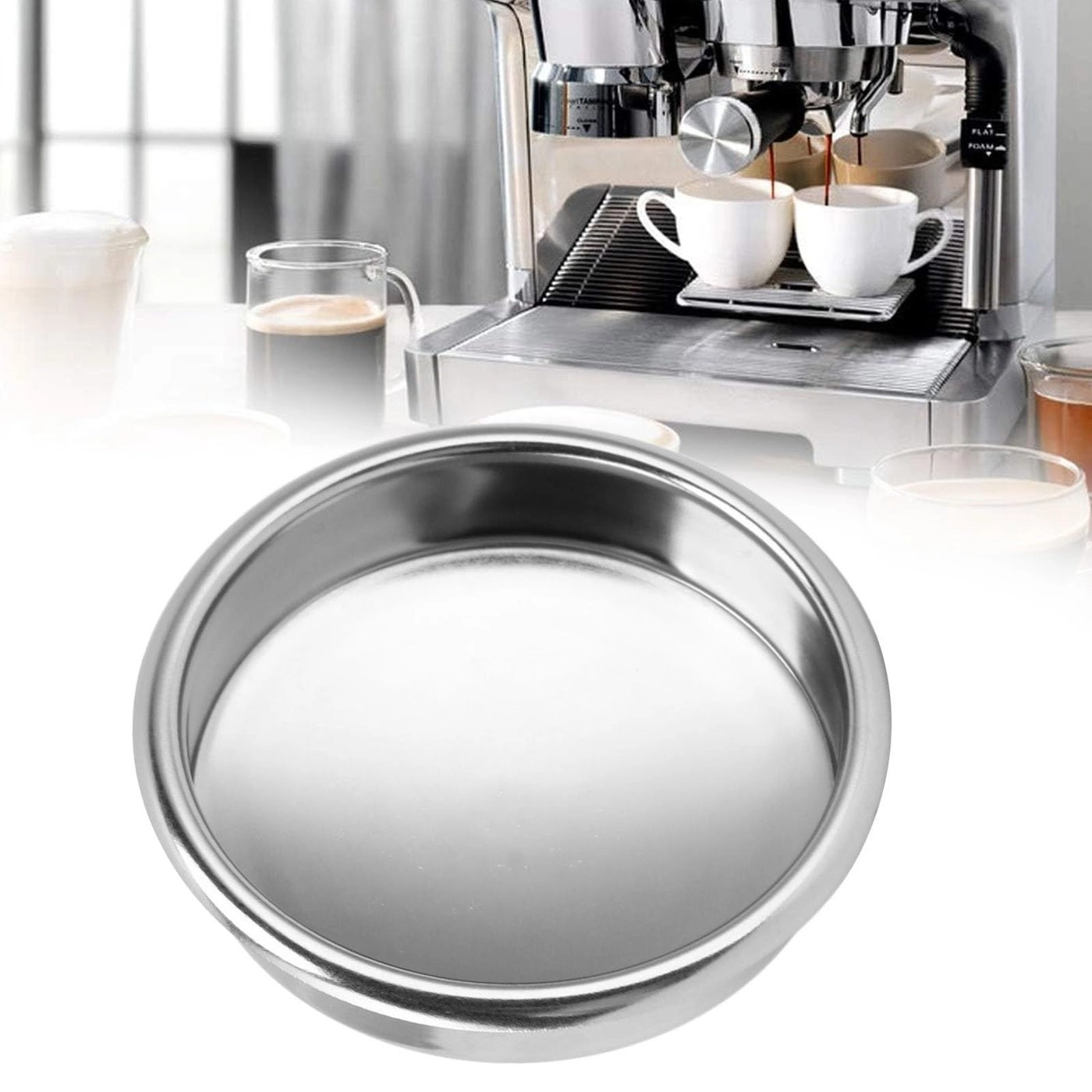 Backflush Insert Filter Basket - 58mm Stainless Steel