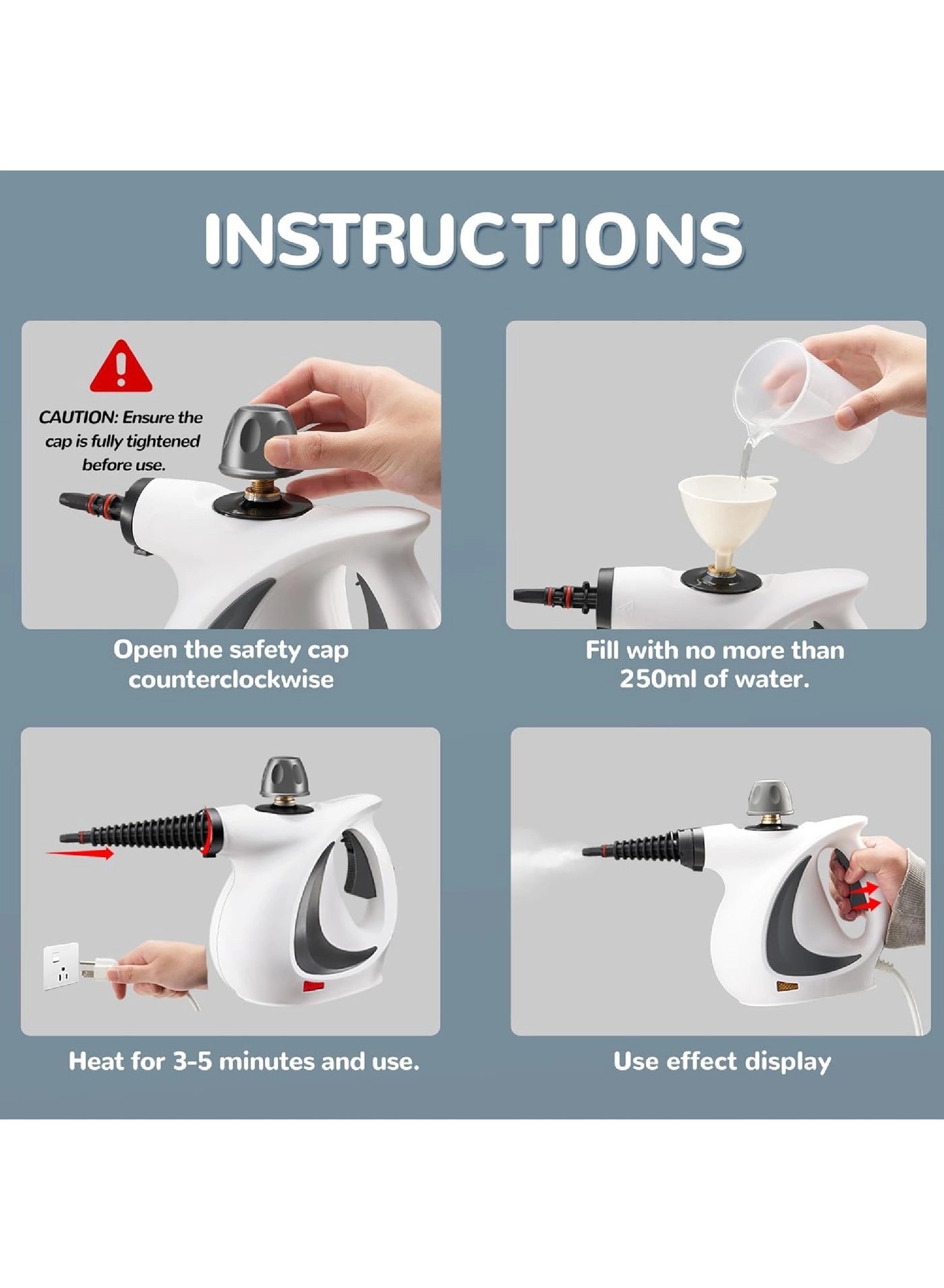 Steam Cleaner - 239°F 350ml