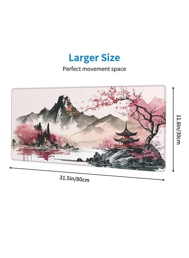 Large Natural rubber Gaming Mouse Pad - 80x30 cm
