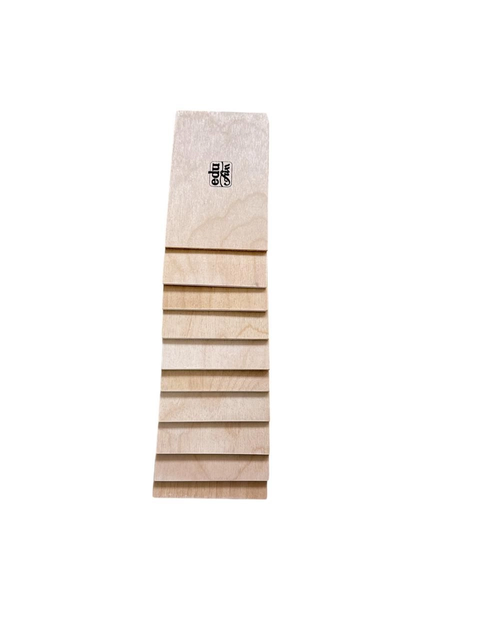 Wooden Grading Rectangles - Suitable for 3 years and above 10 pieces