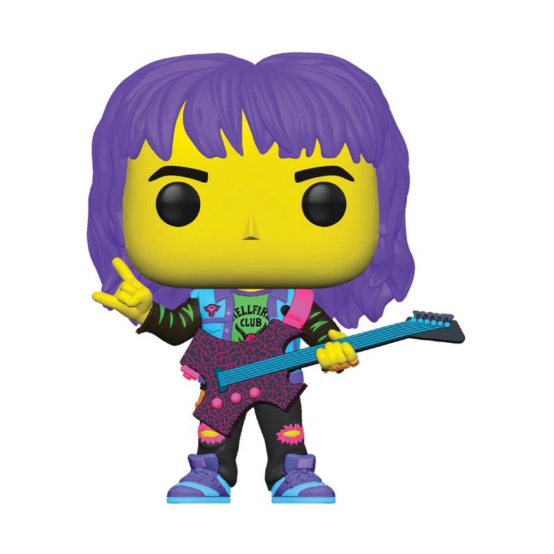 FUNKO TOYS Hunter Eddie - Stranger Things - Black Light With Guitar (9.525 cm) (FU74604)