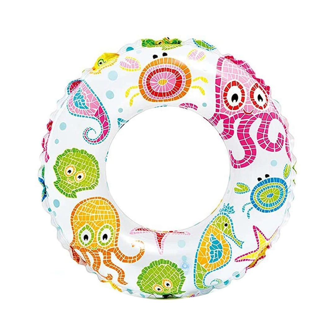 Intex Lively Print Swim Rings Aquarium - 51cm