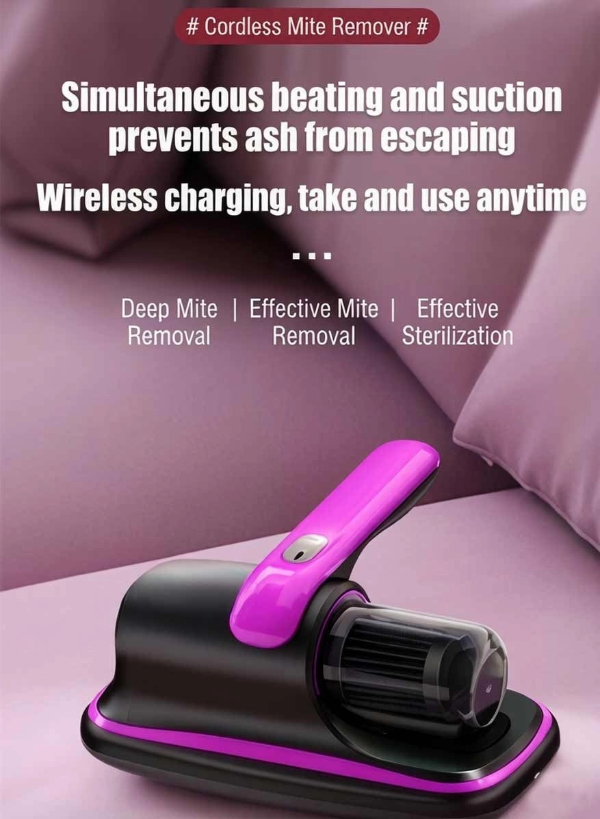 Kalythia Smart Sensor Cordless UV-C Bed Vacuum Cleaner - 120AW 40 minutes H13 HEPA