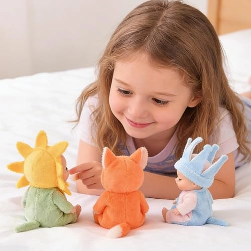 Reborn Mini Doll - 6 Pieces Forest Set