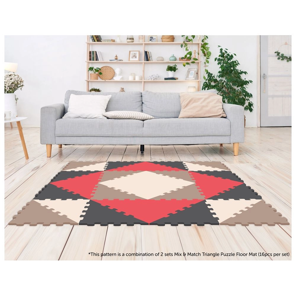 Triangle Puzzle Floor Mat - 10 Months