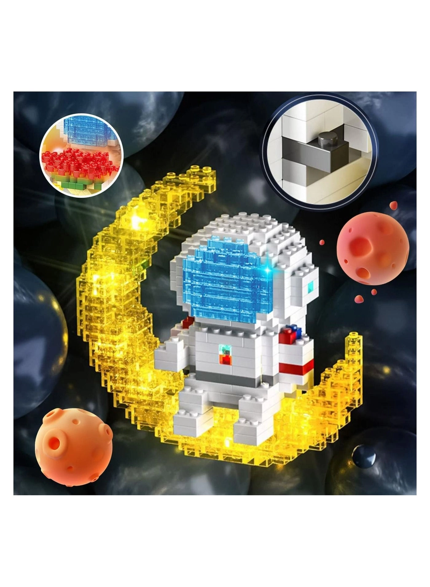 Astronaut Mini Building Blocks - Space Astronaut 378 pcs