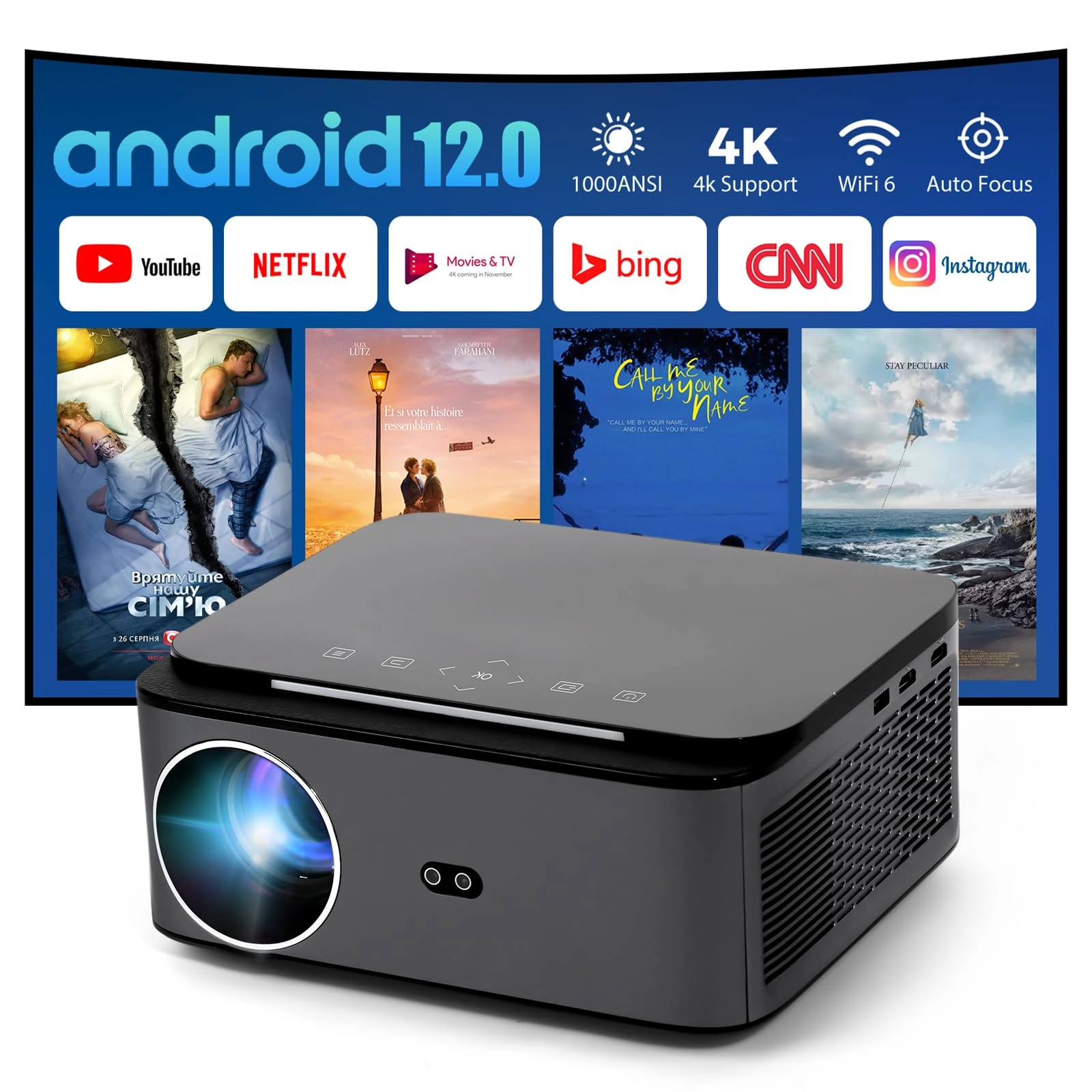 GINCSRI T02 - 1000 ANSI lumens 1920 x 1080