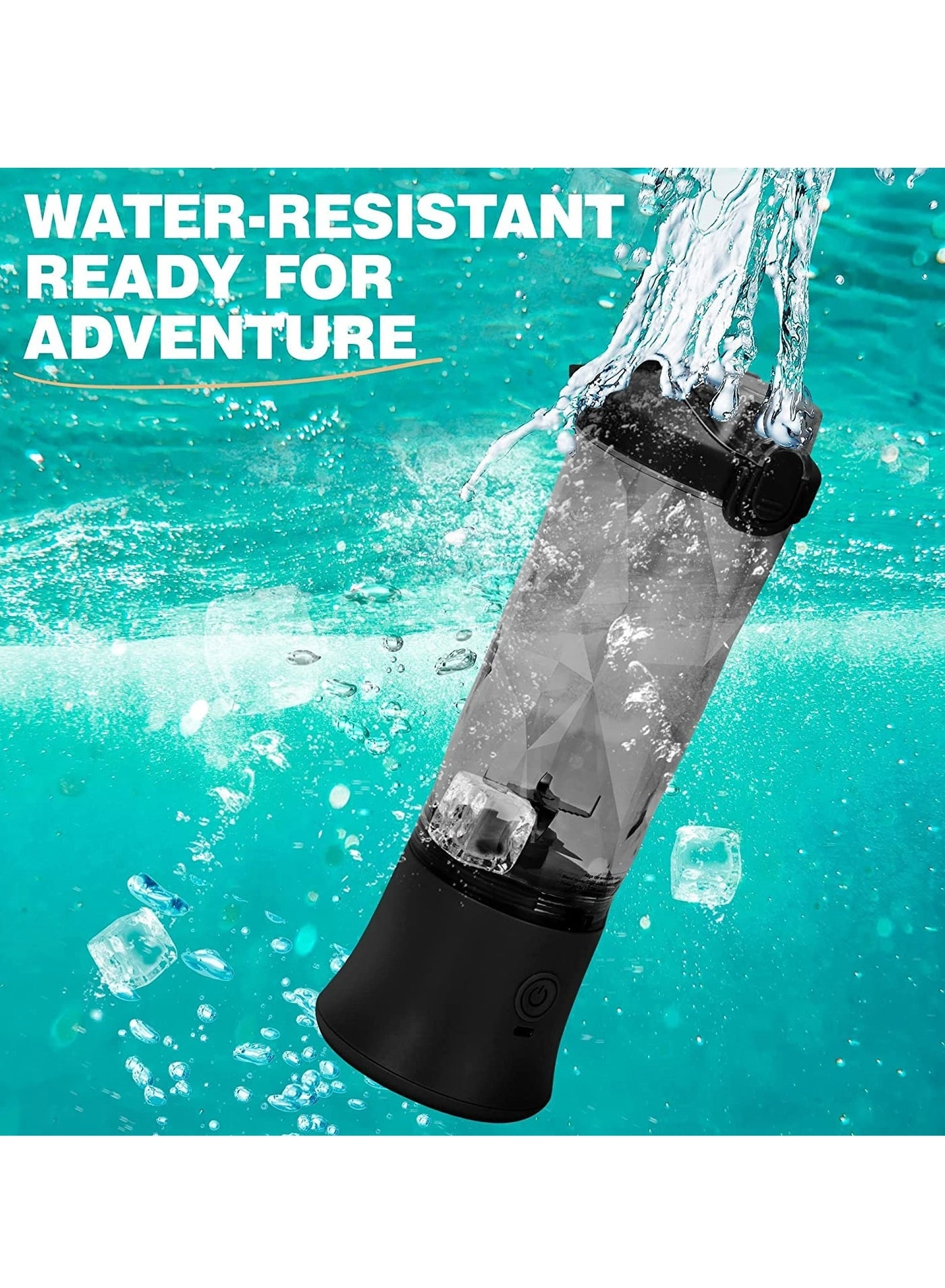 Portable Personal Blender - 6-Blade USB Rechargeable Portable