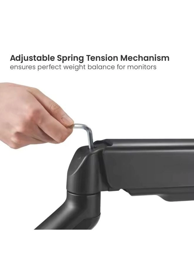 Full Motion Monitor Arm - Single Arm 17-32 inch 75x75mm/100x100mm