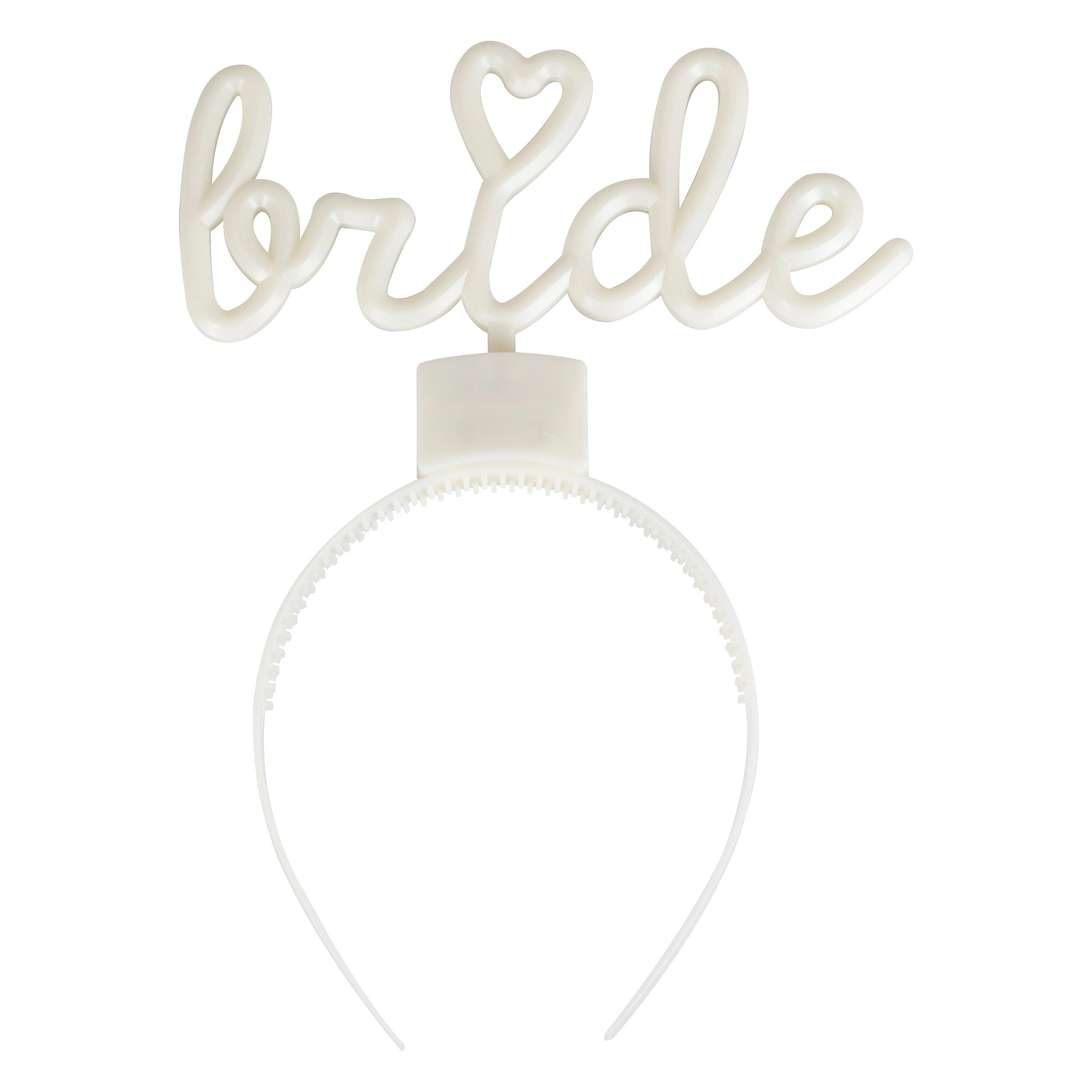Party Zone Light Up Bride Headband - 8cm (H) x 19cm (W) 1