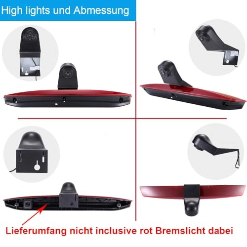 Rear View Camera - Night vision 1280 x 720 pixels