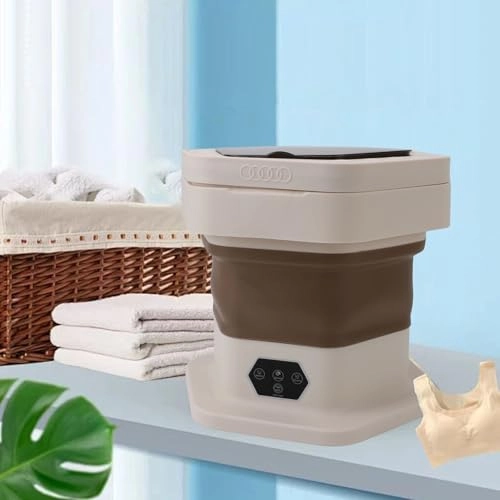 Portable Washing Machine, Portable Washer and Dryer, Small Collapsible Laundry for Travel, Large Capacity Foldable Mini Washing Machine for Apartment, Dorm, Camping, RV,