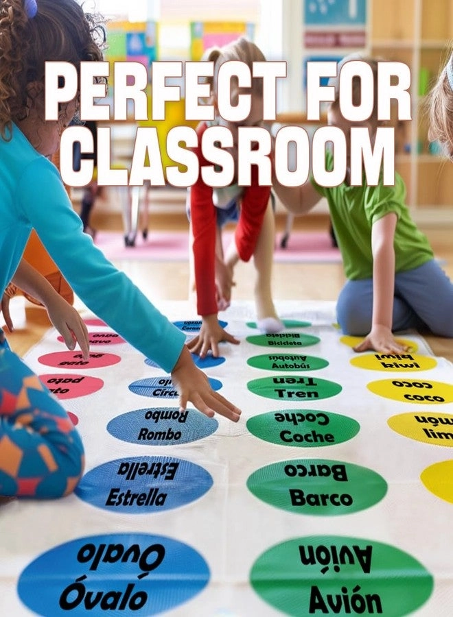 Spanish Twister - Sight Word Learning Game Family Board Game