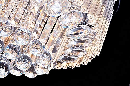 K9 Crystal Raindrop Chandelier - Flush Mount LED