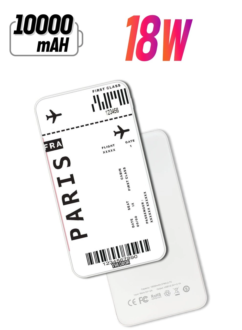 Theodor EX_PPBA418 - 10000 mAh