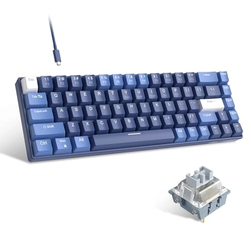 Portable 60% Gaming Mechanical Keyboard - Compact Wired