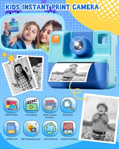 Kids Camera - 24MP 1080P