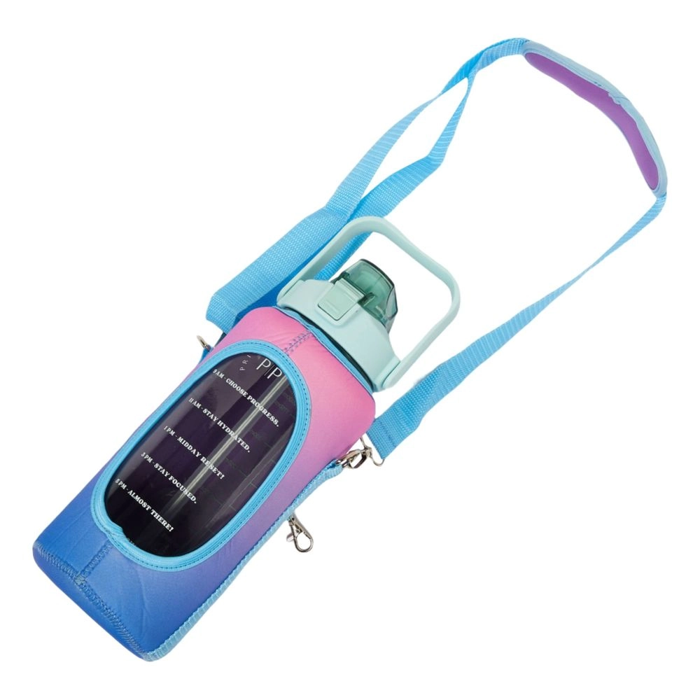 PRICKLY PEAR Tracker Water Bottle - Spring Loaded Dust Cap - 2000 ml + Gradient Pouch