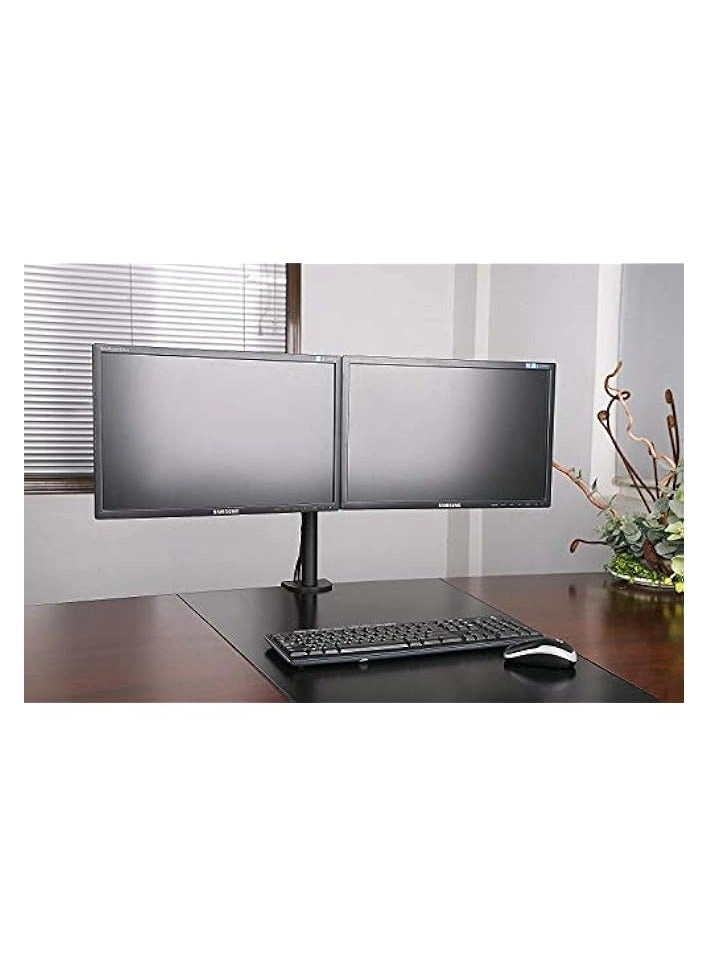 Dual LCD Monitor Desk Mount Stand - 2 27in